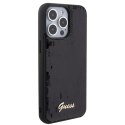 Guess nakładka do iPhone 15 Pro Max 6,7" GUHCP15XPSFDGSK czarna HC Sequin Script Metal