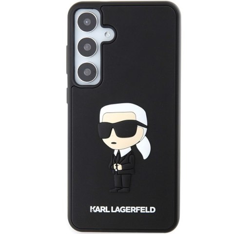 Karl Lagerfeld nakładka do Samsung Galaxy S24 KLHCS24S3DRKINK czarna HC 3D RUBBER IKONIK NFT