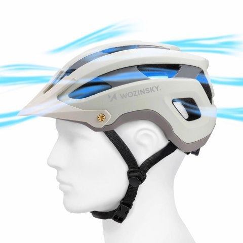 Kask rowerowy MTB Wozinsky lekki L - morelowy