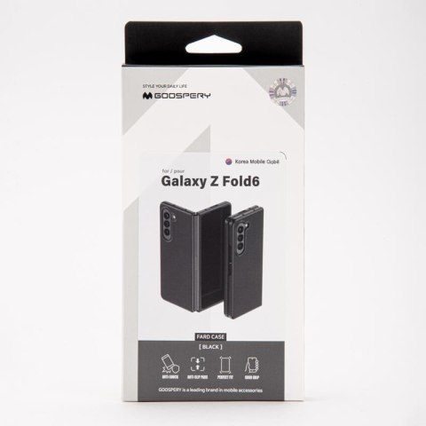 Mercury Fard Case Samsung Z Fold6 BLACK / CZARNY