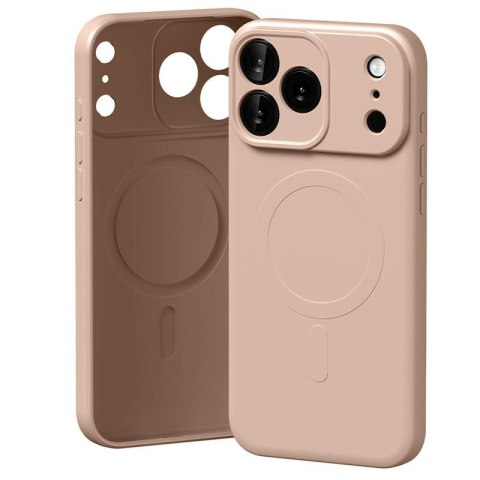 Mercury Semi-Silicon MagSafe iPhone 17 Pro Max / 18 Pro Max (6.9), PINK SAND / PUDROWY RÓŻ