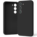 Mercury Silicone Case Samsung S24 FE BLACK / CZARNY