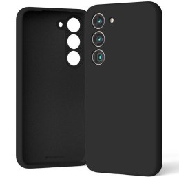 Mercury Silicone Case Samsung S24 FE BLACK / CZARNY