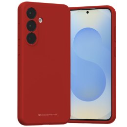 Mercury Silicone Case Samsung S25 FE RED / CZERWONY
