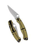 Nóż składany Spyderco Military 2 Salt Yellow/Black G10, Satin MagnaCut by Sal and Eric Glesser(C36GBKYLMCP2)