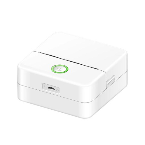 Setty Mini drukarka termiczna bluetooth DT1-0 biała