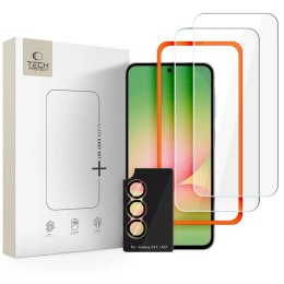 Szkło hartowane Tech-Protect Easy Set+ 3-Pack na Samsung Galaxy A57 5G