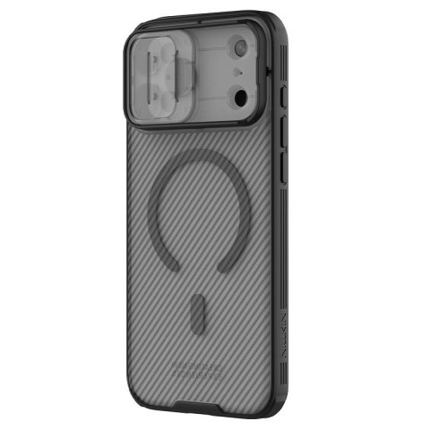 Nillkin nakładka Camshield Pro Magnetic do iPhone 17 Pro Max / 18 Pro Max transparentna czarna