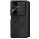 Nillkin Qin Pro Leather Case Samsung GALAXY Z FOLD7, BLACK / CZARNY