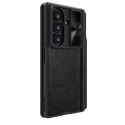 Nillkin Qin Pro Leather Case Samsung GALAXY Z FOLD7, BLACK / CZARNY