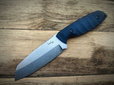 Nóż LKW Sheepfoot G10 O2 Böhler K720 Bushcraft Survival i Pochwa Kydex