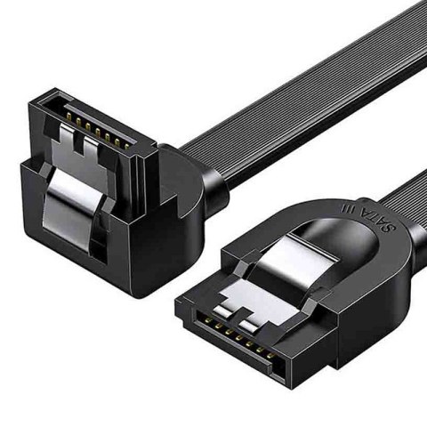 Kabel UGREEN US217 SATA kątowy 0.5m (czarny)