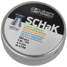 Śrut JSB SCHaK Middle Weight 4.50 mm, 0.520 g, 500 szt. (001025-500)