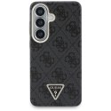 Etui Guess 4G Triangle Logo MagSafe na Samsung Galaxy S26 - czarne