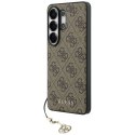 Guess nakładka 4G Classic Logo Charm MagSafe do Samsung Galaxy S26 Ultra brązowa