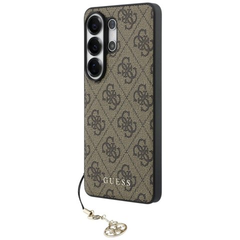 Guess nakładka 4G Classic Logo Charm MagSafe do Samsung Galaxy S26 Ultra brązowa