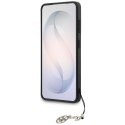 Guess nakładka 4G Classic Logo Charm MagSafe do Samsung Galaxy S26 brązowa