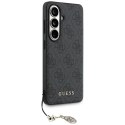 Guess nakładka 4G Classic Logo Charm MagSafe do Samsung Galaxy S26 czarna