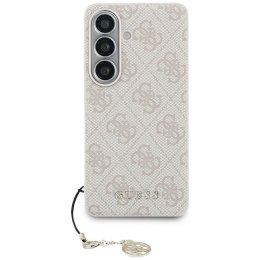 Guess nakładka 4G Classic Logo Charm MagSafe do Samsung Galaxy S26 różowa