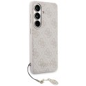 Guess nakładka 4G Classic Logo Charm MagSafe do Samsung Galaxy S26 różowa