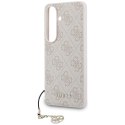 Guess nakładka 4G Classic Logo Charm MagSafe do Samsung Galaxy S26 różowa