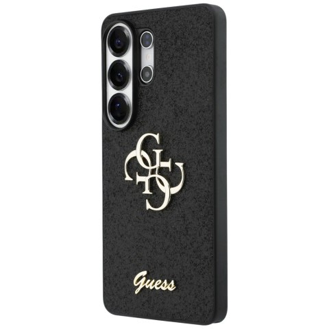 Guess nakładka Fixed Glitter Big 4G Metal Logo do Samsung Galaxy S26 Ultra czarna