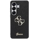 Guess nakładka Fixed Glitter Big 4G Metal Logo do Samsung Galaxy S26 Ultra czarna