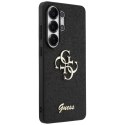Guess nakładka Fixed Glitter Big 4G Metal Logo do Samsung Galaxy S26 Ultra czarna