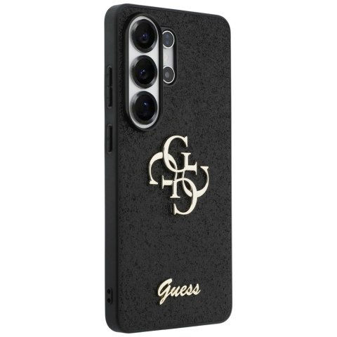 Guess nakładka Fixed Glitter Big 4G Metal Logo do Samsung Galaxy S26 Ultra czarna