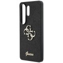 Guess nakładka Fixed Glitter Big 4G Metal Logo do Samsung Galaxy S26 Ultra czarna
