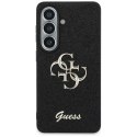 Guess nakładka Fixed Glitter Big 4G Metal Logo do Samsung Galaxy S26 czarna