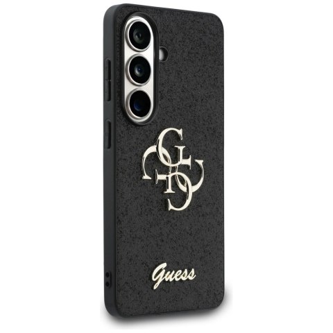 Guess nakładka Fixed Glitter Big 4G Metal Logo do Samsung Galaxy S26 czarna