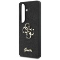 Guess nakładka Fixed Glitter Big 4G Metal Logo do Samsung Galaxy S26 czarna
