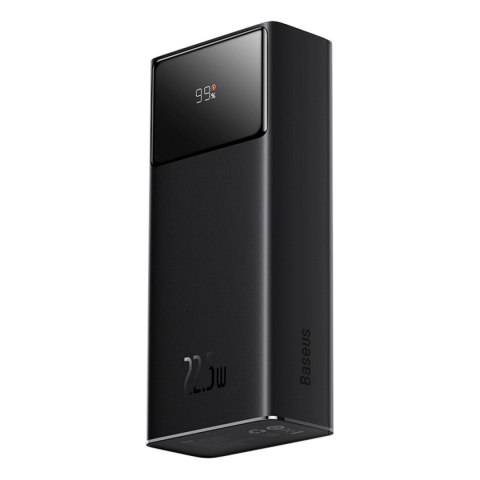 Powerbank Baseus EnerFill FP41 30000mAh 22.5W z kablem Baseus Simple USB-A - USB-C 3A 30cm - czarny