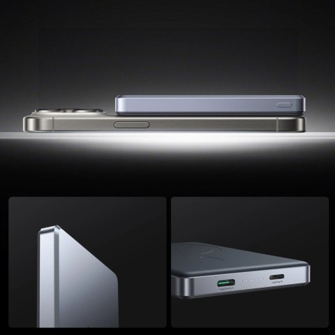 Powerbank Joyroom JR-PBM08 Pro 10000mAh ultracienki - szary