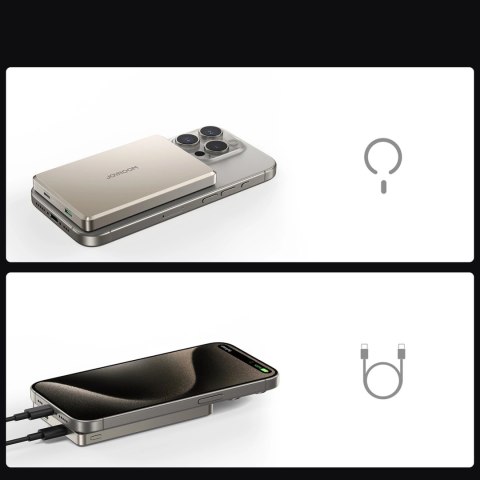 Powerbank Joyroom JR-PBM08 Pro 10000mAh ultracienki - tytanowy