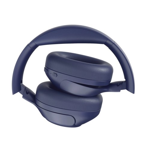 Słuchawki nauszne QCY H3 z ANC Bluetooth 5.4 Hi-Res Audio - niebieskie
