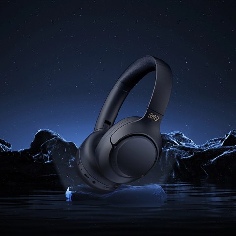 Słuchawki nauszne QCY H3 z ANC Bluetooth 5.4 Hi-Res Audio - niebieskie