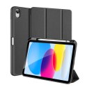 Dux Ducis Domo etui iPad 10.9" 2022 / iPad 11" 2025 pokrowiec smart cover podstawka czarne