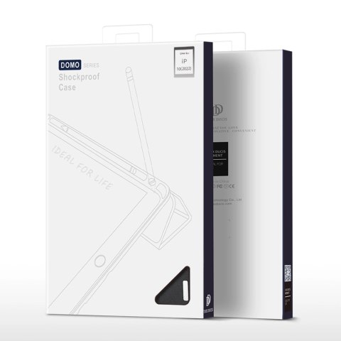 Dux Ducis Domo etui iPad 10.9" 2022 / iPad 11" 2025 pokrowiec smart cover podstawka czarne