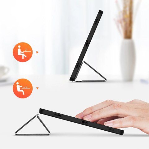Etui z podstawką Dux Ducis Domo Samsung Galaxy Tab S9 FE - czarne