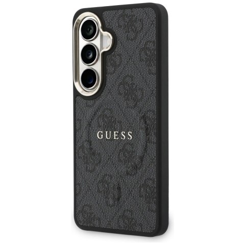 Guess nakładka 4G Embossed Ring MagSafe do Samsung Galaxy S26 Plus czarna