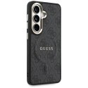 Guess nakładka 4G Embossed Ring MagSafe do Samsung Galaxy S26 Plus czarna