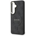 Guess nakładka 4G Embossed Ring MagSafe do Samsung Galaxy S26 Plus czarna