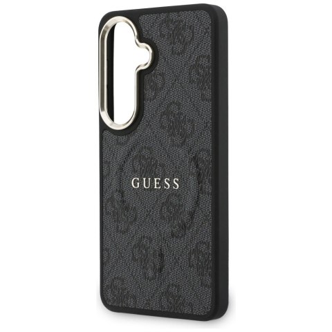 Guess nakładka 4G Embossed Ring MagSafe do Samsung Galaxy S26 Plus czarna