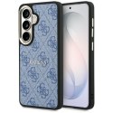 Guess nakładka 4G Embossed Ring MagSafe do Samsung Galaxy S26 Plus niebieska