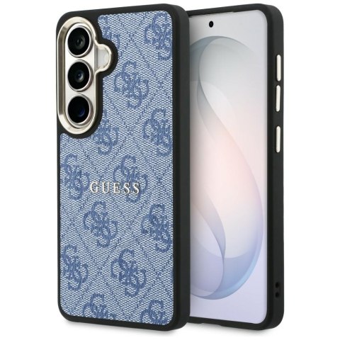Guess nakładka 4G Embossed Ring MagSafe do Samsung Galaxy S26 Plus niebieska