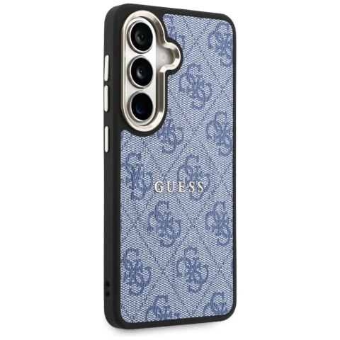 Guess nakładka 4G Embossed Ring MagSafe do Samsung Galaxy S26 Plus niebieska