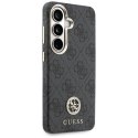 Guess nakładka 4G Rhinestone Round Logo MagSafe do Samsung Galaxy S26 czarna