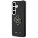 Guess nakładka Grained Big 4G Metal Logo do Samsung Galaxy S26 czarna